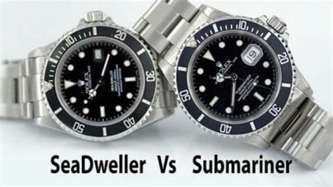 difference between sea dweller and submariner